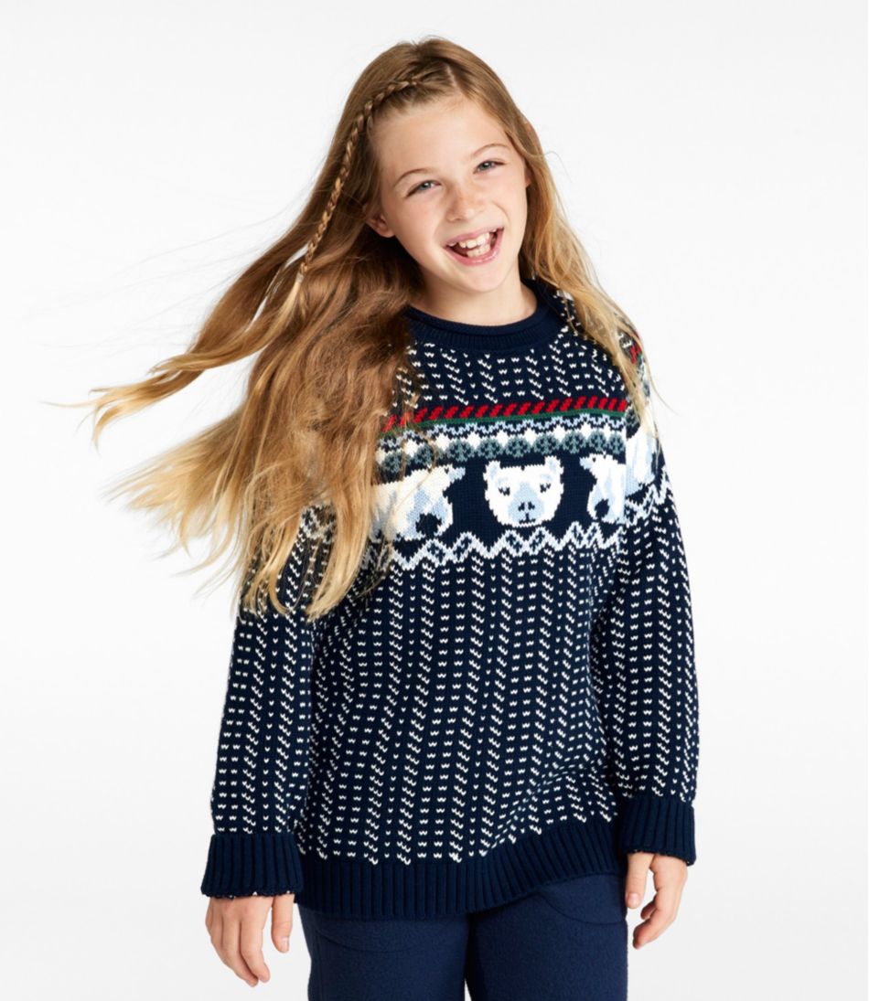 Kids' Cotton Rollneck Sweater L.L.Bean Top Pick