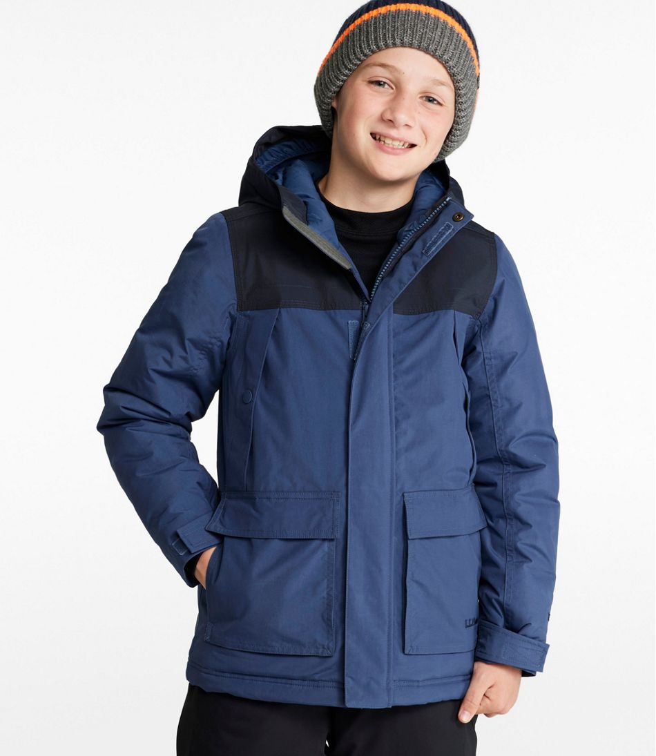 Kids' Baxter State Waterproof Hooded Parka L.L.Bean Essential