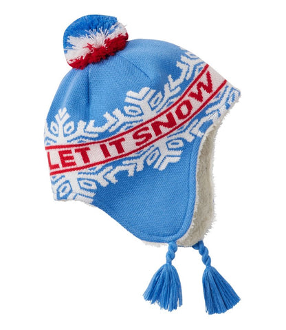 Toddlers' Frosty Day Earflap Hat L.L.Bean New