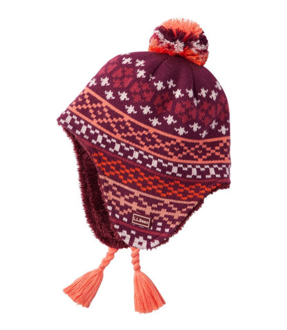 Toddlers' Frosty Day Earflap Hat L.L.Bean New