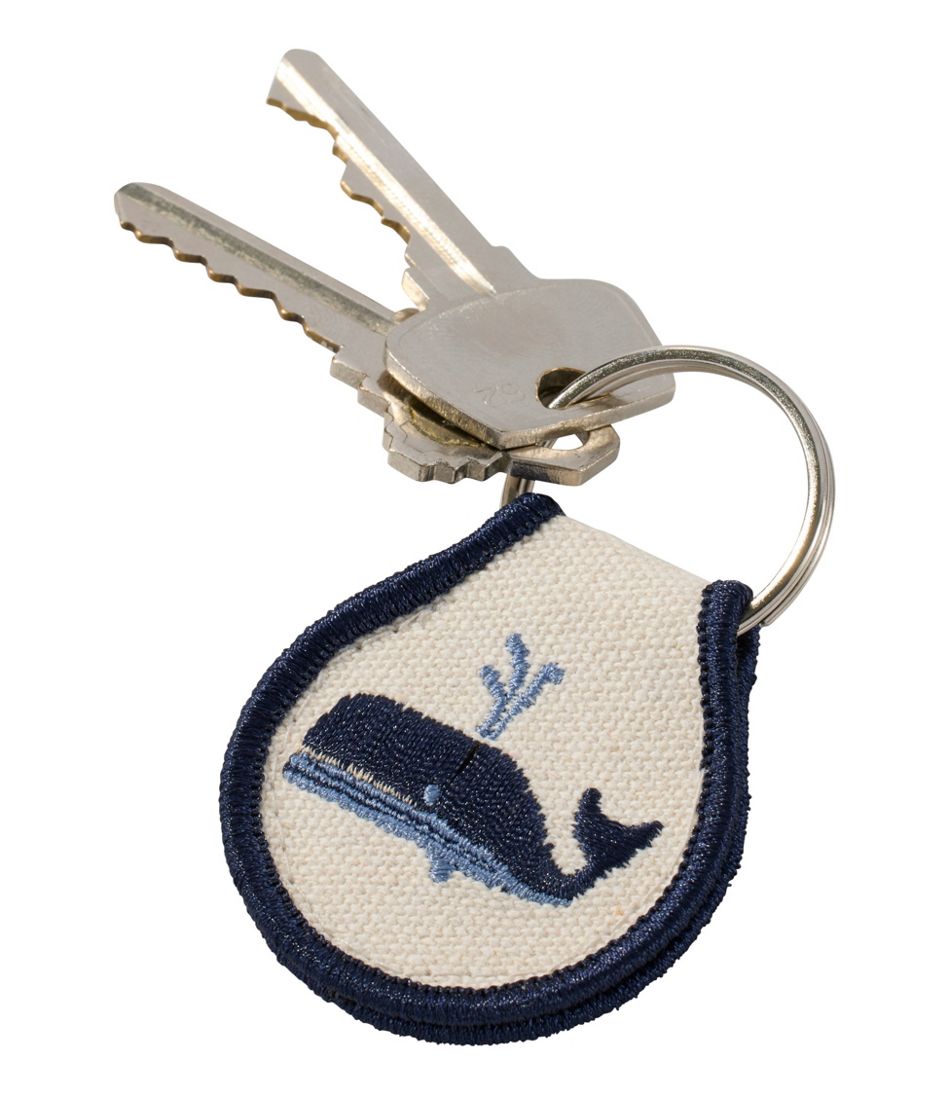 Embroidered Patch Charm, Whale L.L.Bean Value