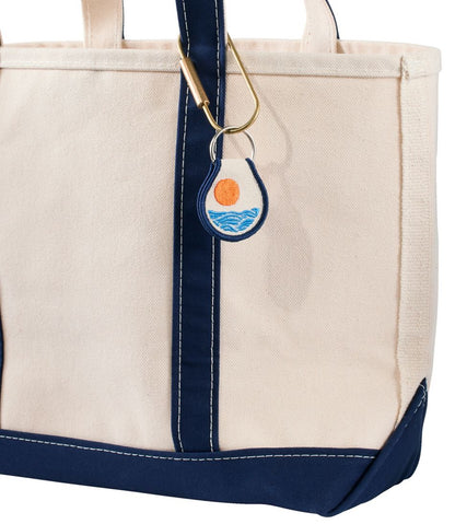 Embroidered Patch Charm, Sun & Waves L.L.Bean Premium