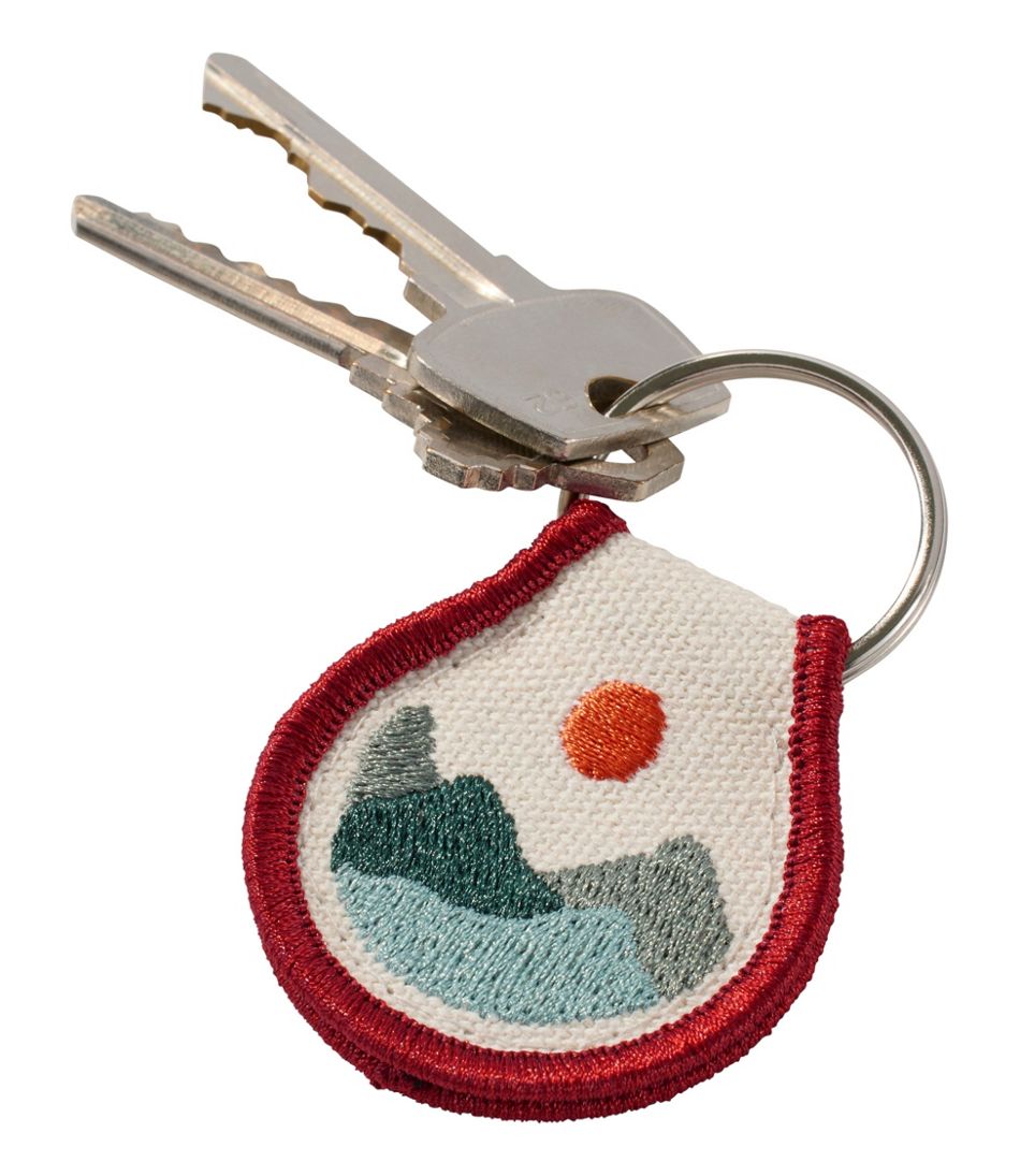 Embroidered Patch Charm, Mountains L.L.Bean Featured