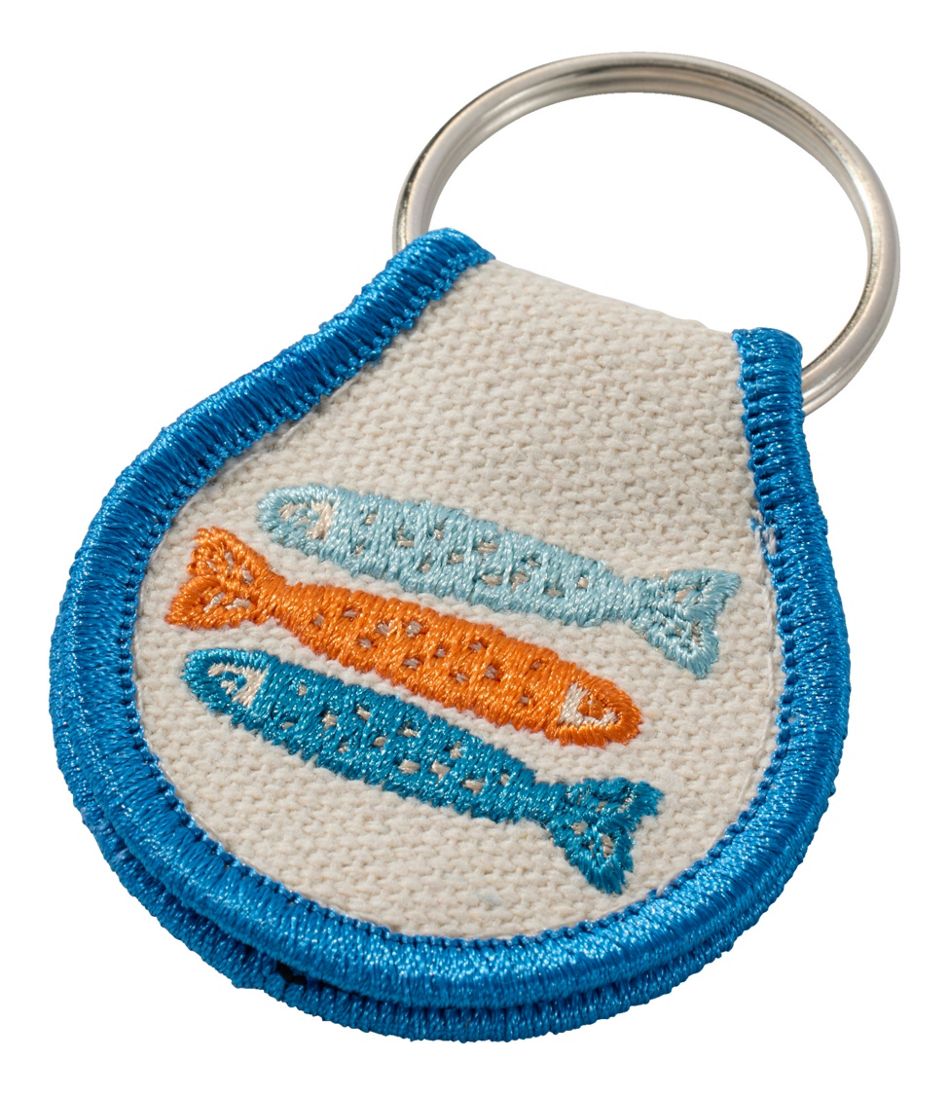 Embroidered Patch Charm, Fish L.L.Bean Trending