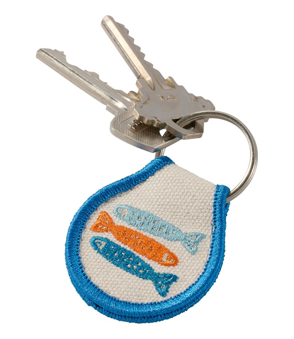Embroidered Patch Charm, Fish L.L.Bean Trending