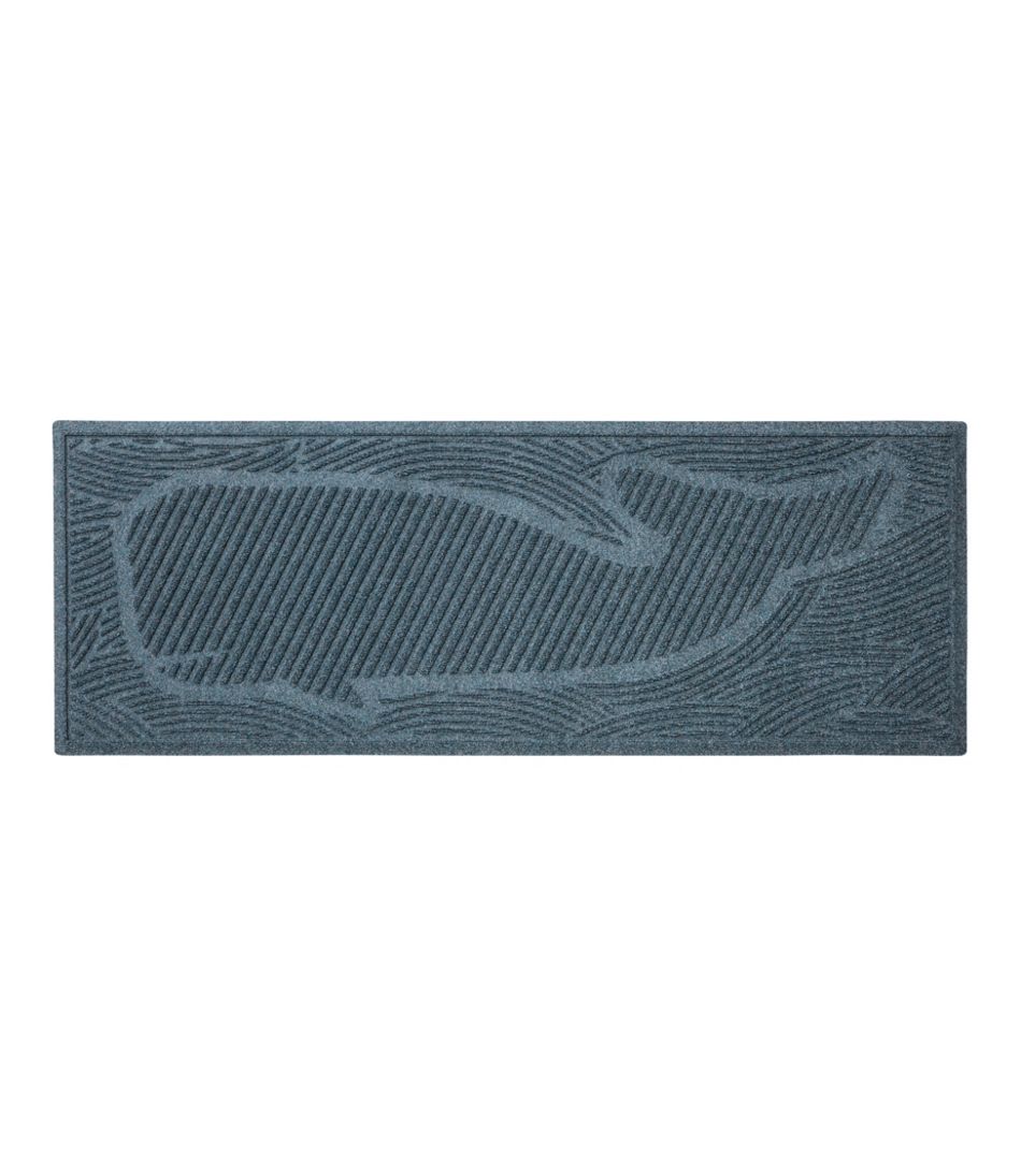 Everyspace Recycled Waterhog Wide Doormat, Swimming Whale L.L.Bean Best Seller