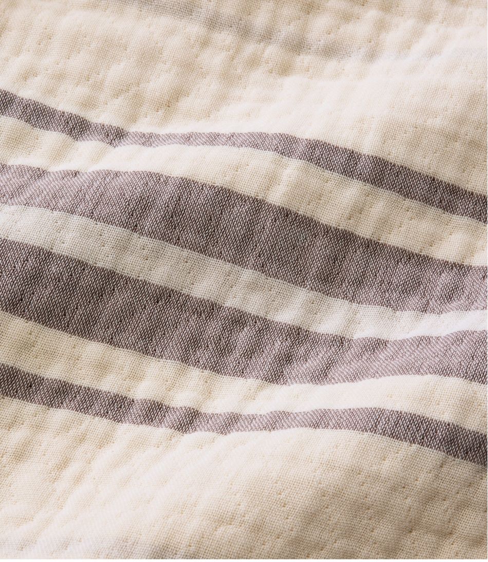 Lightweight Cotton Gauze Throw, Stripe L.L.Bean Everyday