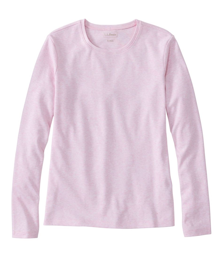 Women's L.L.Bean Tee, Long-Sleeve Crewneck L.L.Bean Classic