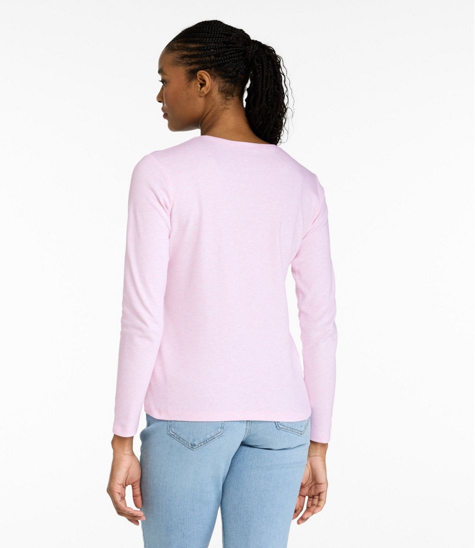 Women's L.L.Bean Tee, Long-Sleeve Crewneck L.L.Bean Classic