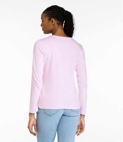 Women's L.L.Bean Tee, Long-Sleeve Crewneck L.L.Bean Classic