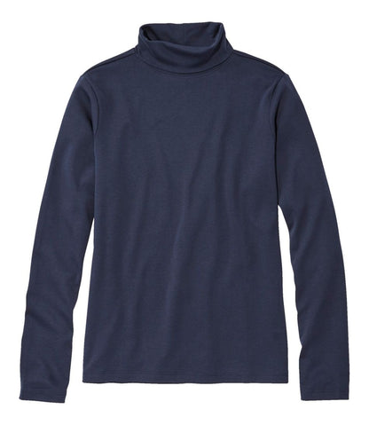 Women's Pima Cotton Turtleneck, Long-Sleeve L.L.Bean Essential