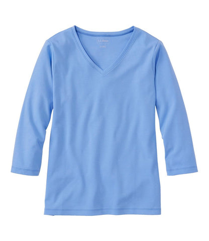 Women's L.L.Bean V-Neck, Three-Quarter-Sleeve L.L.Bean Top Pick
