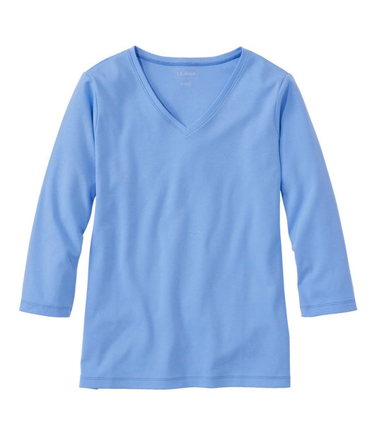 Women's L.L.Bean V-Neck, Three-Quarter-Sleeve L.L.Bean Top Pick