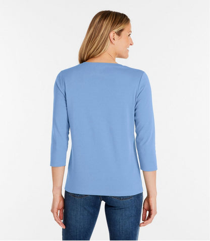 Women's L.L.Bean V-Neck, Three-Quarter-Sleeve L.L.Bean Top Pick