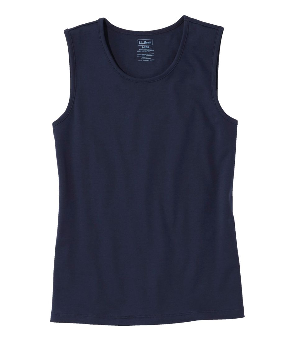 Women's Pima Cotton Tee, Shell L.L.Bean Recommended
