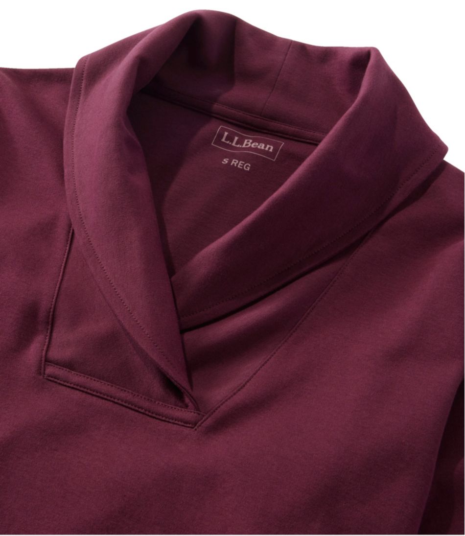 Women's L.L.Bean Pullover, Long-Sleeve Shawl Collar L.L.Bean Essential