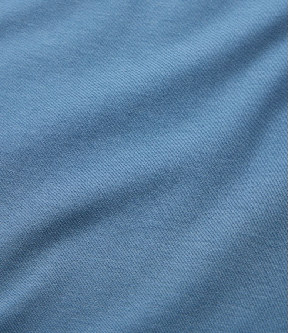 Women's Soft Stretch Supima-Blend Tee, Scoopneck Long-Sleeve L.L.Bean New