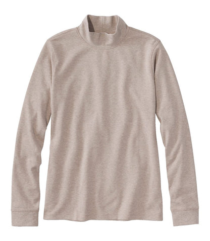Women's L.L.Bean Interlock Mock-Turtleneck, Long-Sleeve L.L.Bean Trending