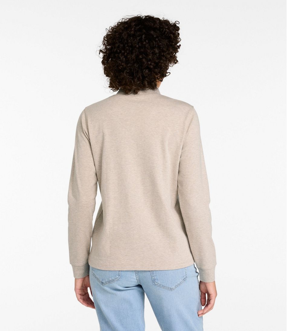 Women's L.L.Bean Interlock Mock-Turtleneck, Long-Sleeve L.L.Bean Trending