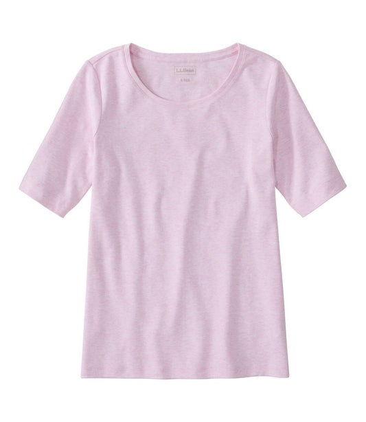 Women's L.L.Bean Jewelneck Tee, Elbow-Sleeve L.L.Bean Best Seller