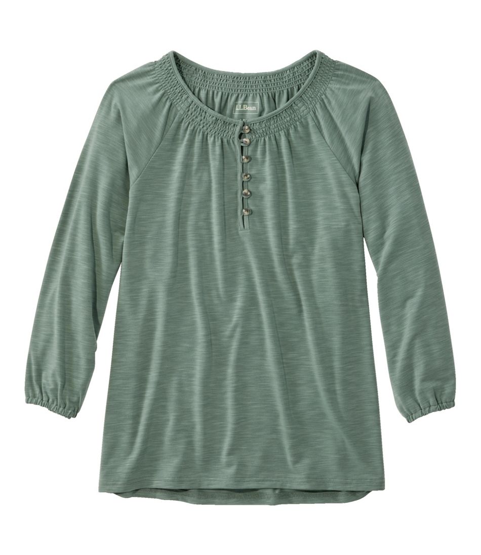 Women's Camden Hills Tee, Three-Quarter-Sleeve L.L.Bean Essential