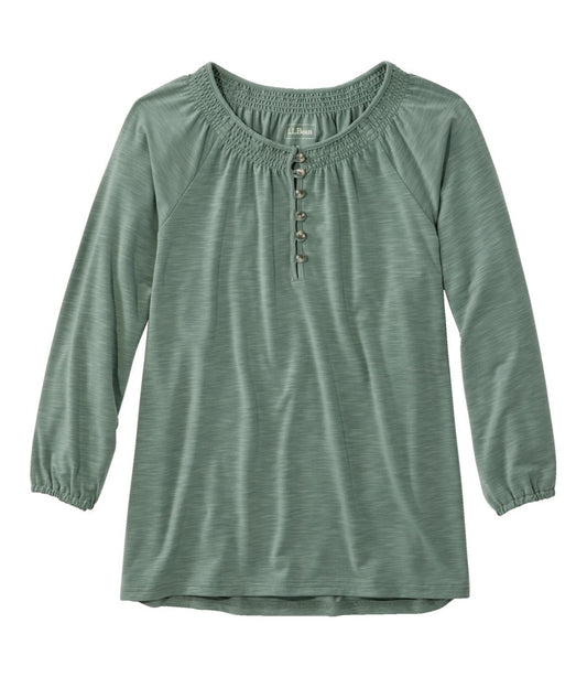 Women's Camden Hills Tee, Three-Quarter-Sleeve L.L.Bean Essential