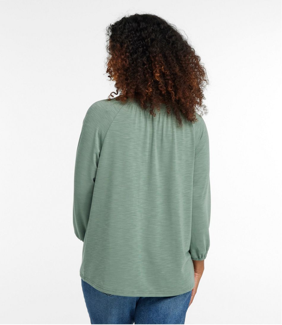 Women's Camden Hills Tee, Three-Quarter-Sleeve L.L.Bean Essential