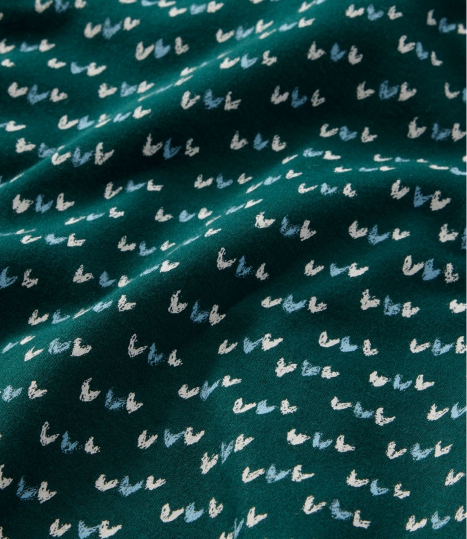 Women's L.L.Bean Interlock Turtleneck, Long-Sleeve Allover Print L.L.Bean Premium