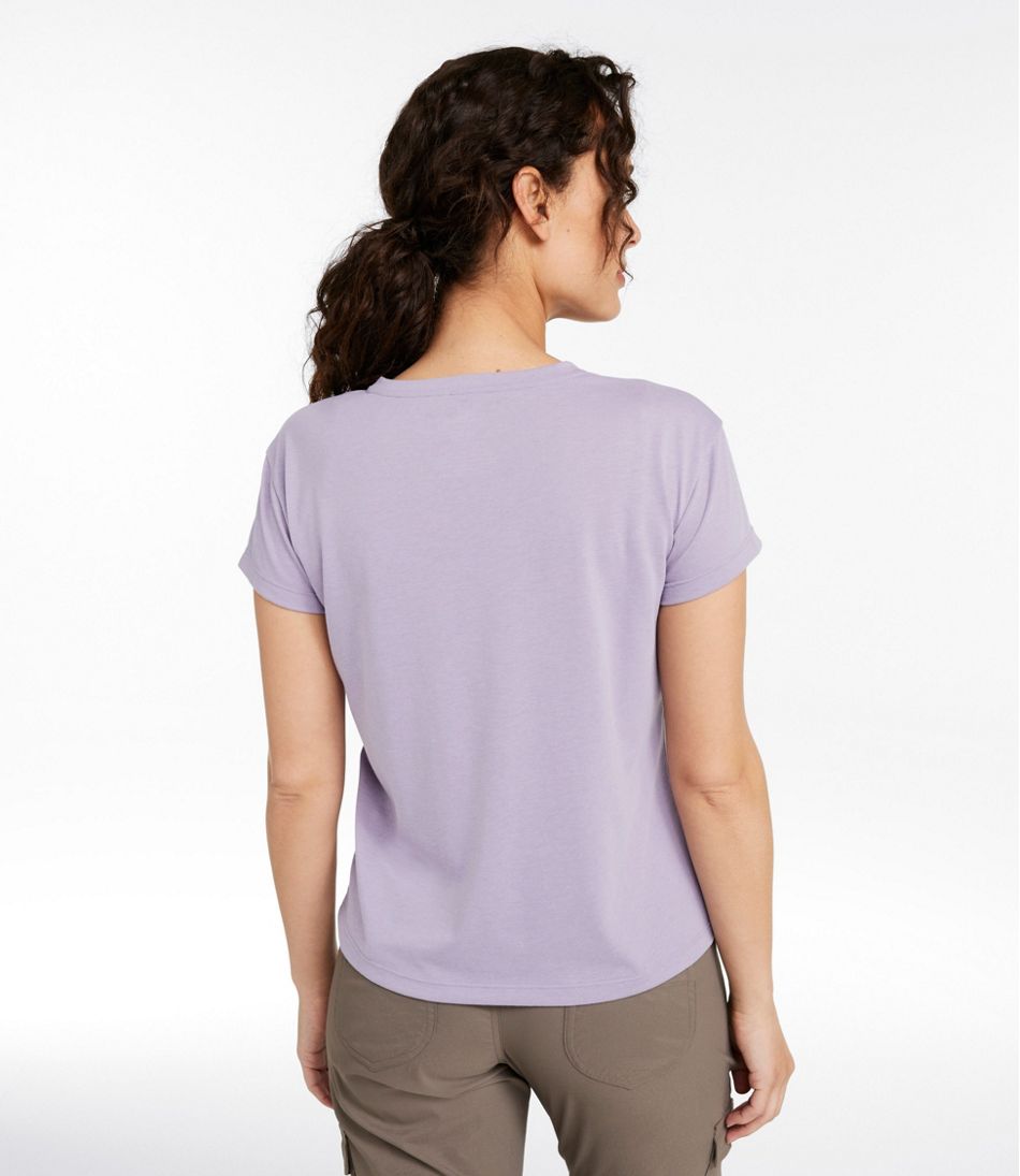 Women's Vista Camp Tee, Short-Sleeve V-Neck L.L.Bean Trending