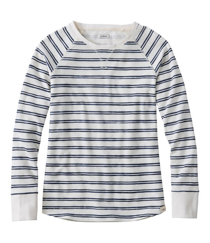 Cream Painterly Stripe,X-Small