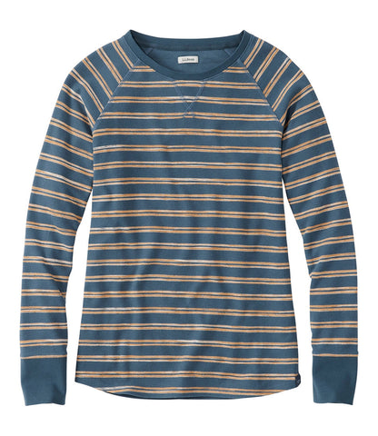 Rangeley Blue Painterly Stripe,X-Small