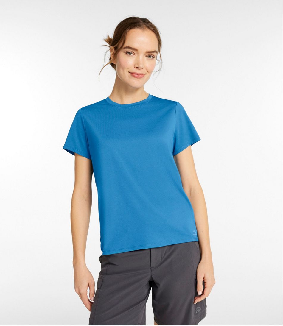 Women's Access Trail Tee, Short-Sleeve Crewneck L.L.Bean Essential