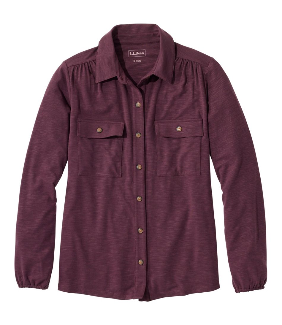 Camden Hills Tee, Button-Front Shirt L.L.Bean Everyday
