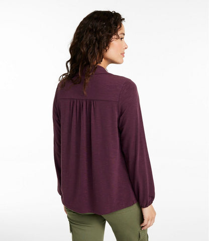 Camden Hills Tee, Button-Front Shirt L.L.Bean Everyday