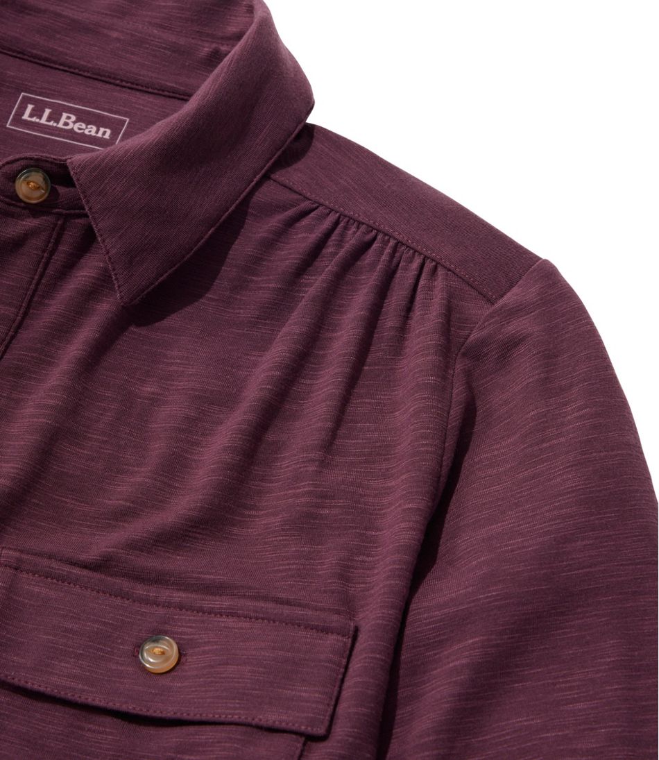 Camden Hills Tee, Button-Front Shirt L.L.Bean Everyday