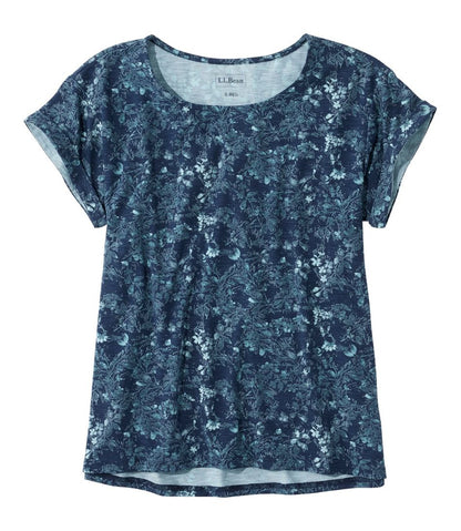 Women's Camden Hills Tee, Short-Sleeve Print L.L.Bean Popular
