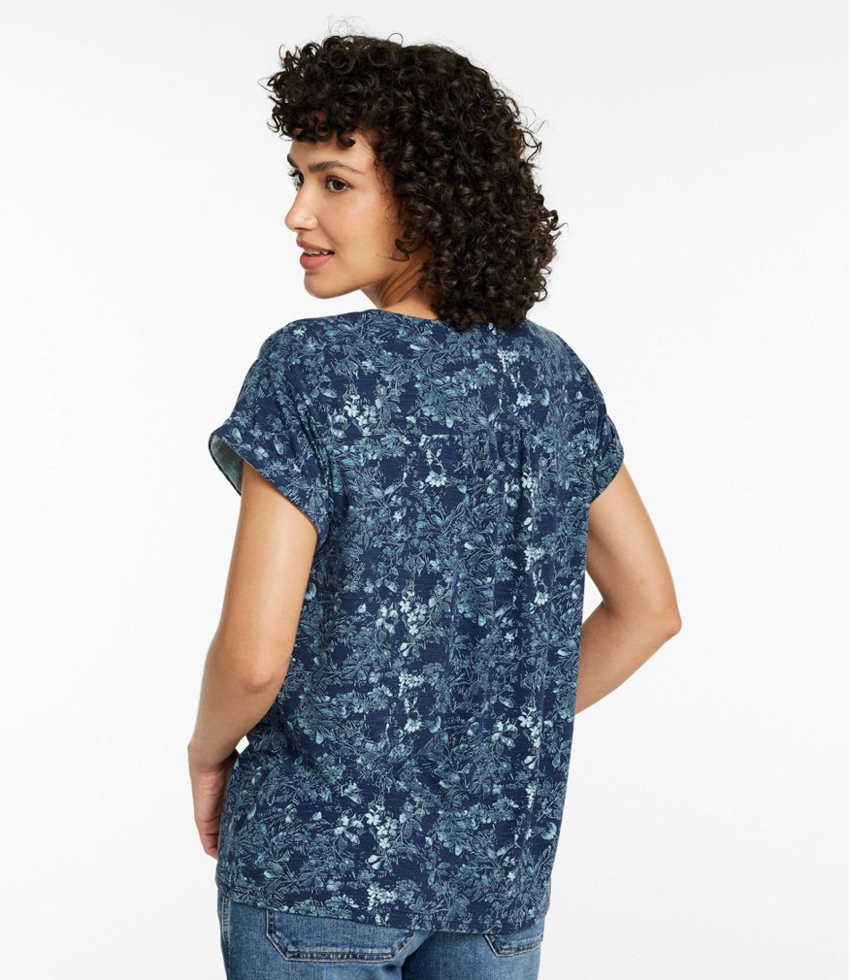 Women's Camden Hills Tee, Short-Sleeve Print L.L.Bean Popular