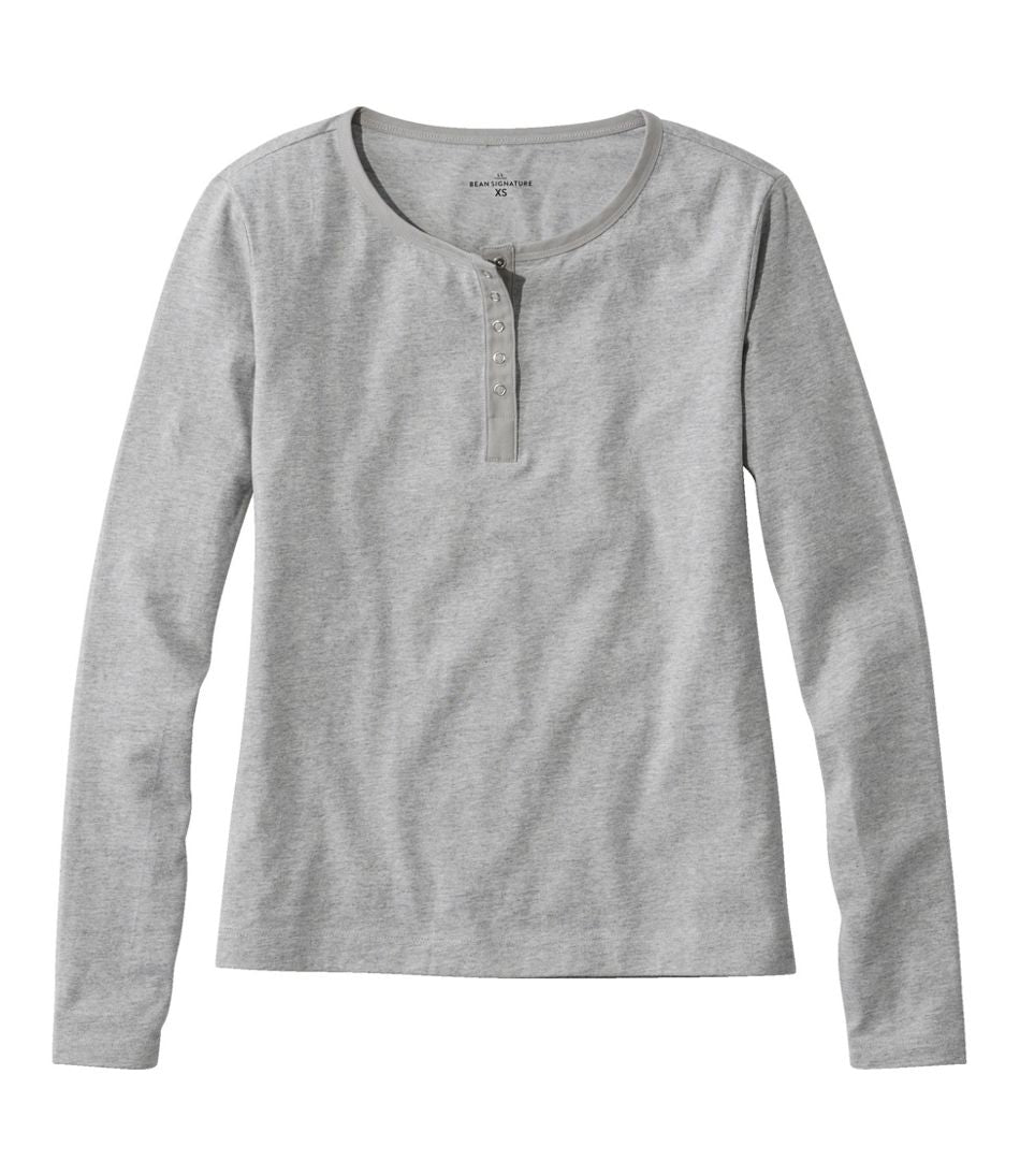 Women's Signature Rangeley Cotton Tee, Henley L.L.Bean Recommended