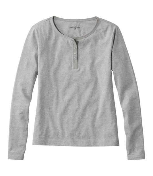 Women's Signature Rangeley Cotton Tee, Henley L.L.Bean Recommended