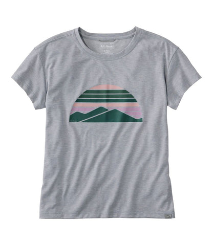 Women's Vista Camp Tee, Short-Sleeve Graphic Crew L.L.Bean Classic