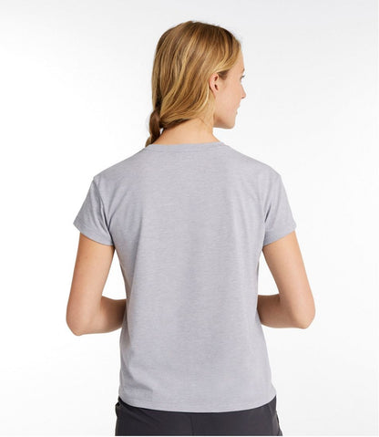 Women's Vista Camp Tee, Short-Sleeve Graphic Crew L.L.Bean Classic