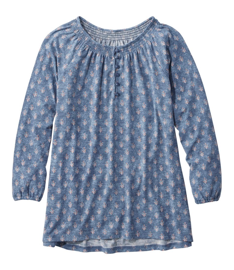 Women's Camden Hills Tee, Three-Quarter-Sleeve Print L.L.Bean Everyday
