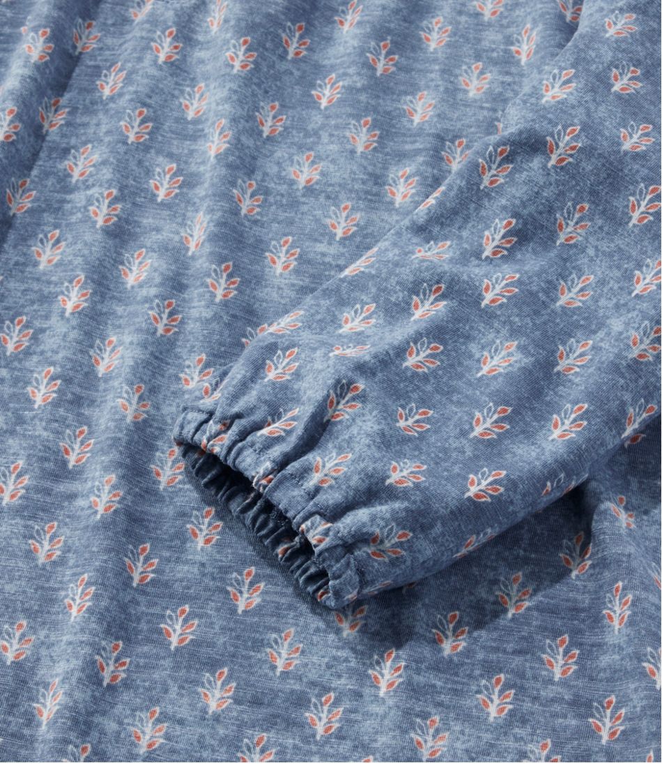 Women's Camden Hills Tee, Three-Quarter-Sleeve Print L.L.Bean Everyday