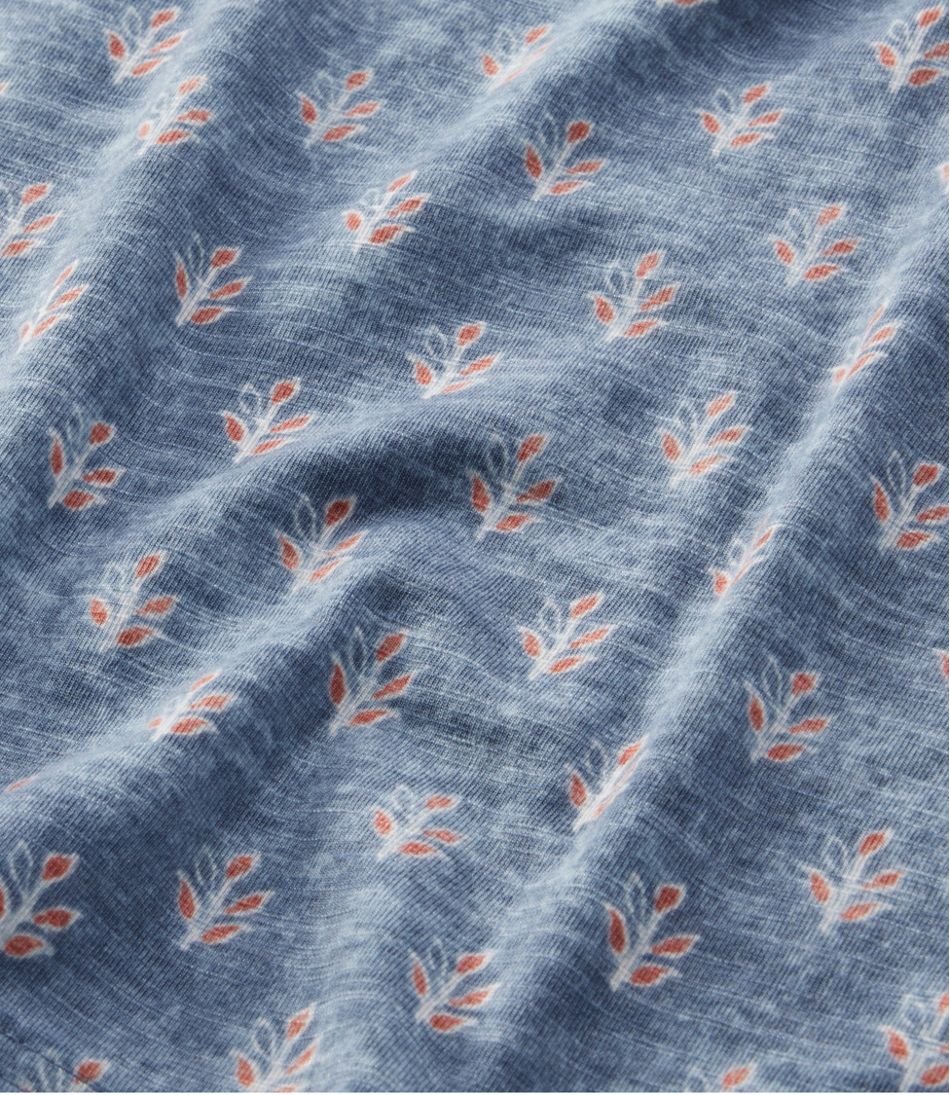 Women's Camden Hills Tee, Three-Quarter-Sleeve Print L.L.Bean Everyday