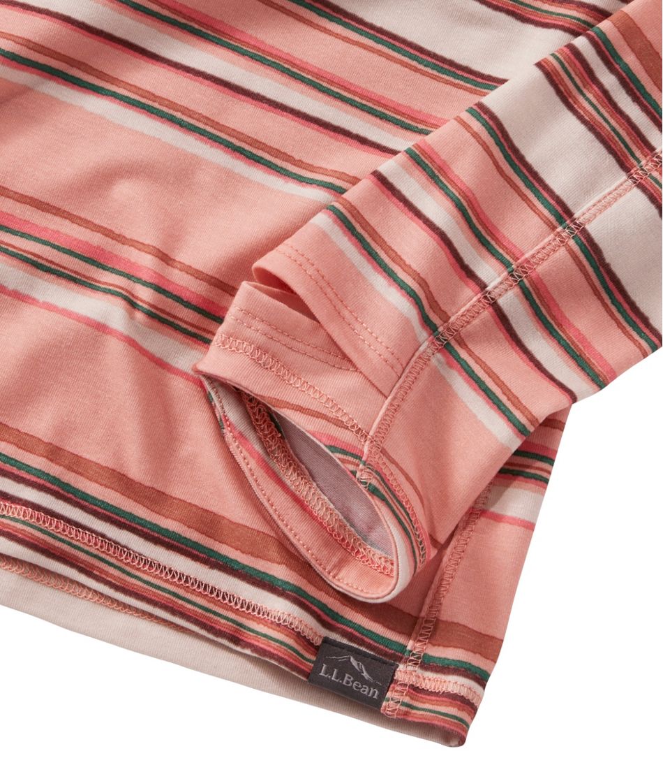 Women's Everyday SunSmart® Tee, Crewneck Long-Sleeve Stripe L.L.Bean Value