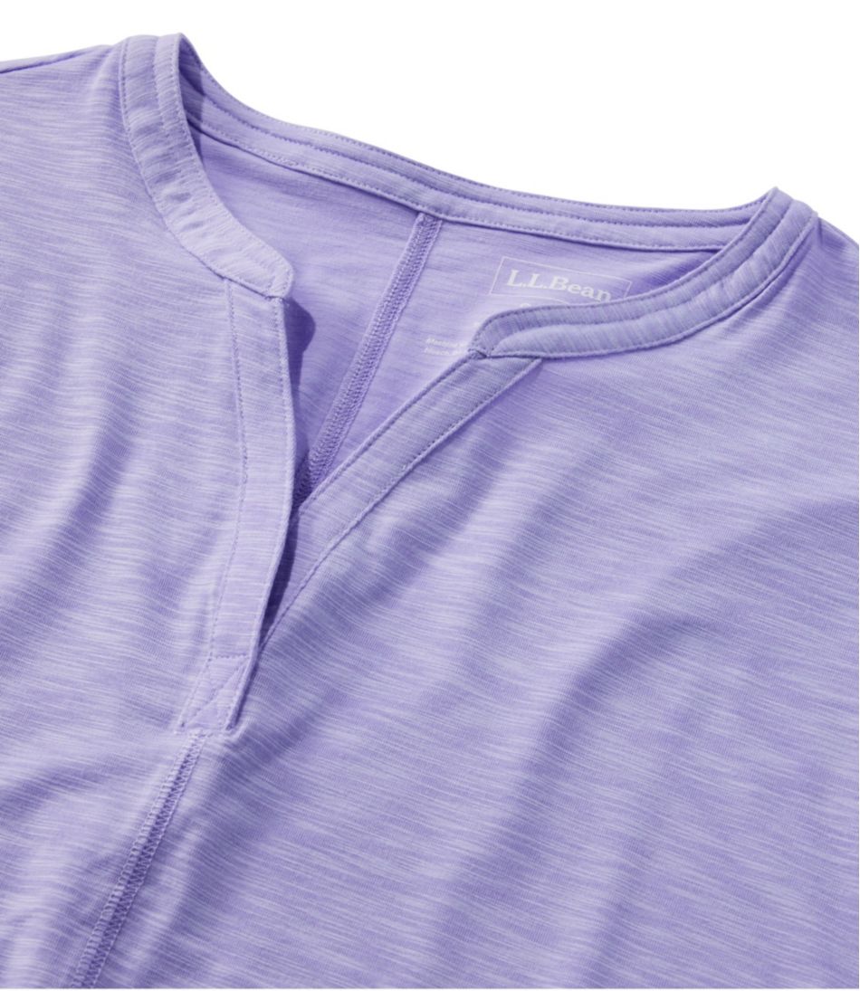 Women's Streamside Tee, Short-Sleeve Splitneck L.L.Bean Premium
