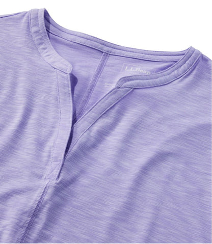 Women's Streamside Tee, Short-Sleeve Splitneck L.L.Bean Premium