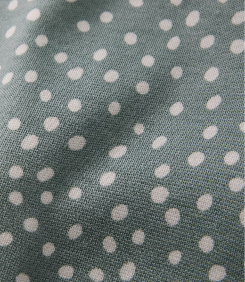 Women's L.L.Bean Jewelneck Tee, Elbow-Sleeve Print L.L.Bean Popular