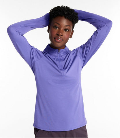 Women's Access Trail Pullover, Long-Sleeve Quarter-Zip L.L.Bean Trending