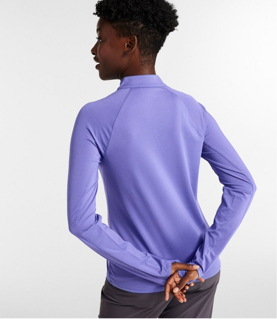 Women's Access Trail Pullover, Long-Sleeve Quarter-Zip L.L.Bean Trending